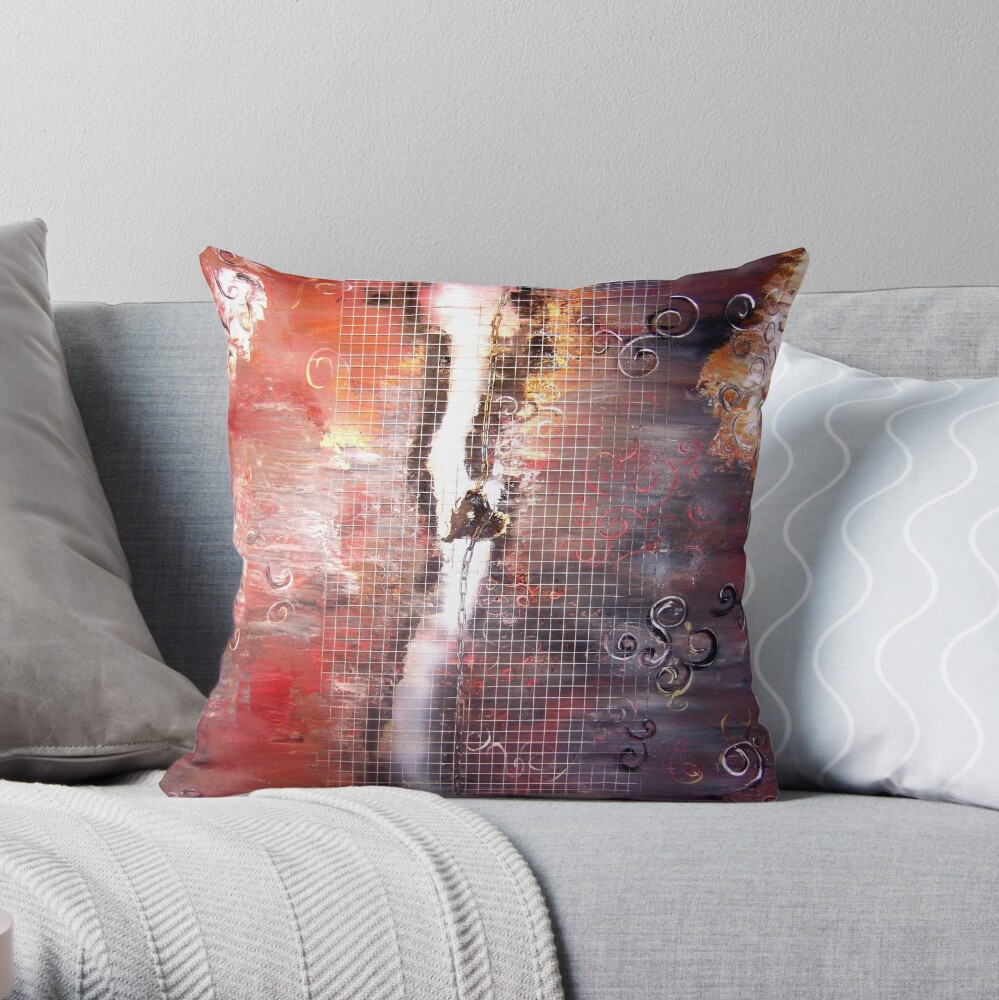 Unchain my... Throw Pillow