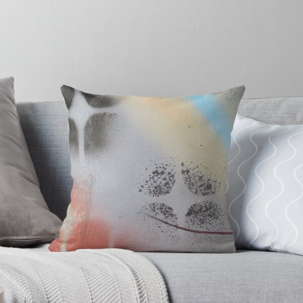 I heart stencils (detail#1) Throw Pillow