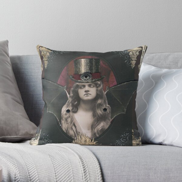 Steampunk throw hot sale pillows