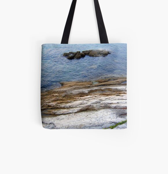 DREAMY WHITE BEACH All Over Print Tote Bag