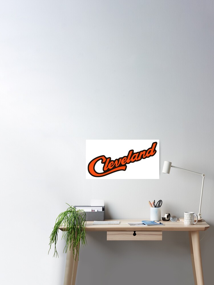 Cleveland Script Sticker (Cleveland Browns) Art Board Print for Sale by  KumquatColony