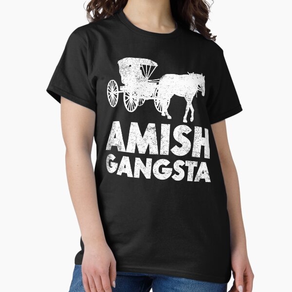 Item preview, Amish Gangsta designed and sold by mBshirts.
