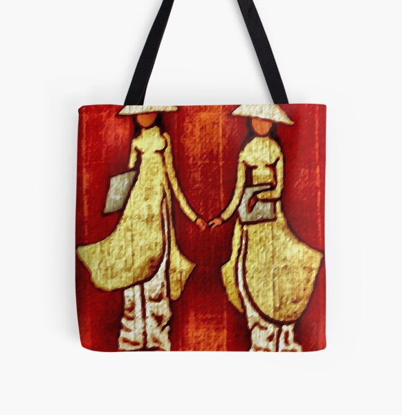 Friendship All Over Print Tote Bag