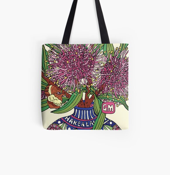 Bud Vase of Hakea Laurina All Over Print Tote Bag