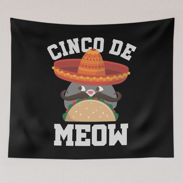 Item preview, Cinco de Meow Funny Cinco de Mayo design designed and sold by roastingpumpkin.
