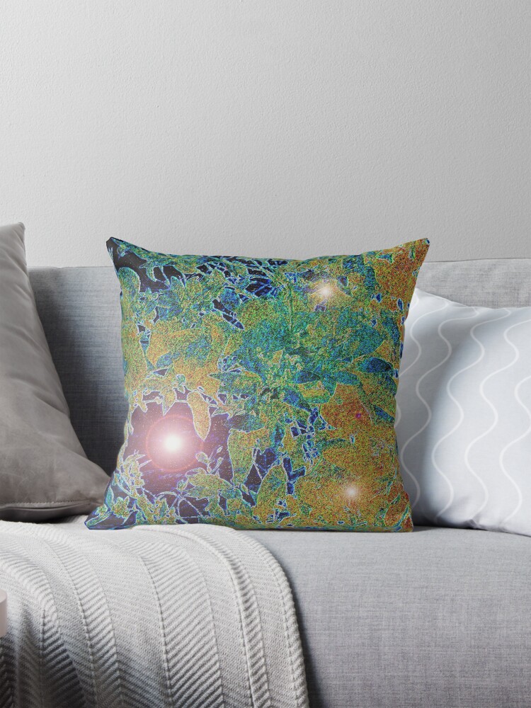 Thumbnail 1 of 4, Pillow, FIREFLIES designed and sold by TatianaMichaela.
