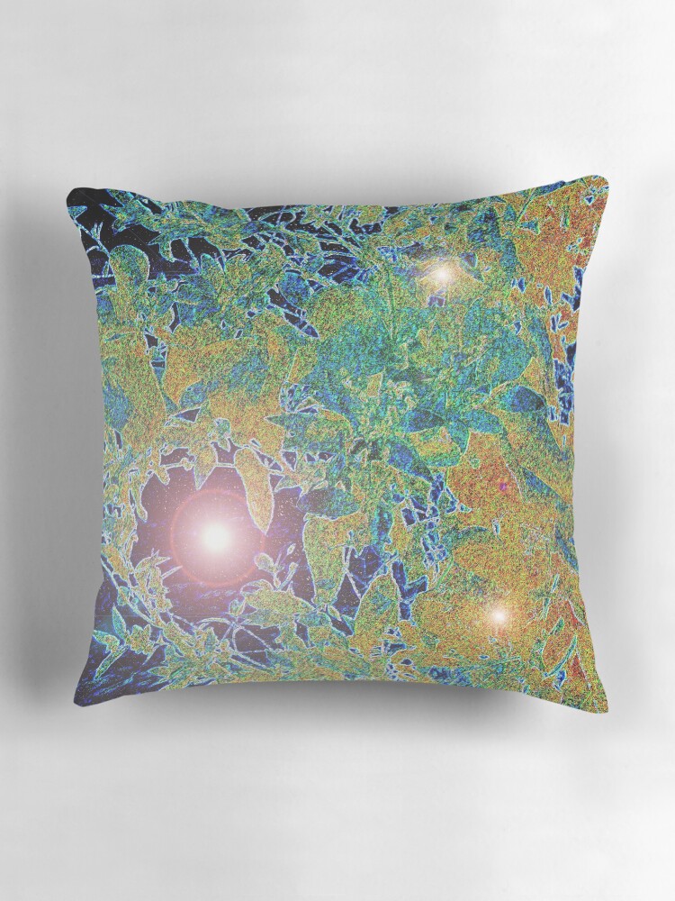 Thumbnail 3 of 4, Pillow, FIREFLIES designed and sold by TatianaMichaela.