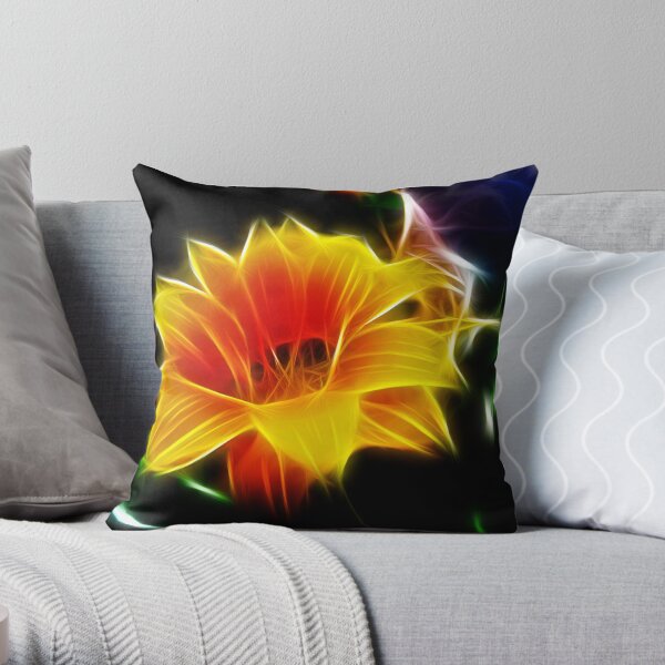 Fractal Frenzy Throw Pillow