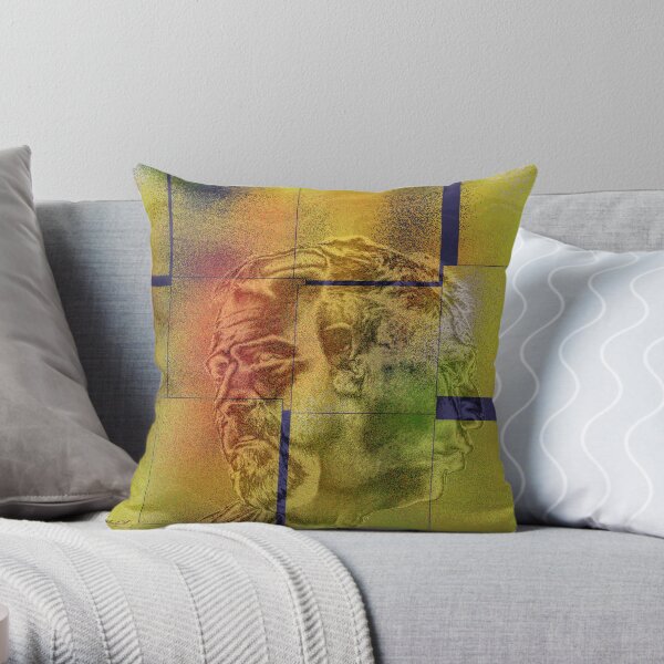 Talking heads Throw Pillow