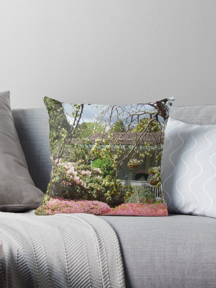 Thumbnail 1 of 4, Pillow, Introducing Leura Gardens~bd12 designed and sold by windana1.