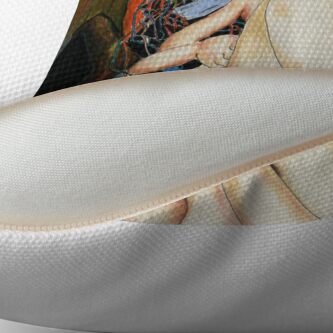 Alternate view of Bowtie Babe Throw Pillow