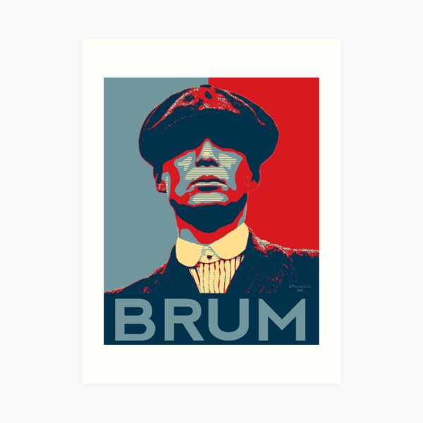 Brum - Peaky Blinders homage Art Print