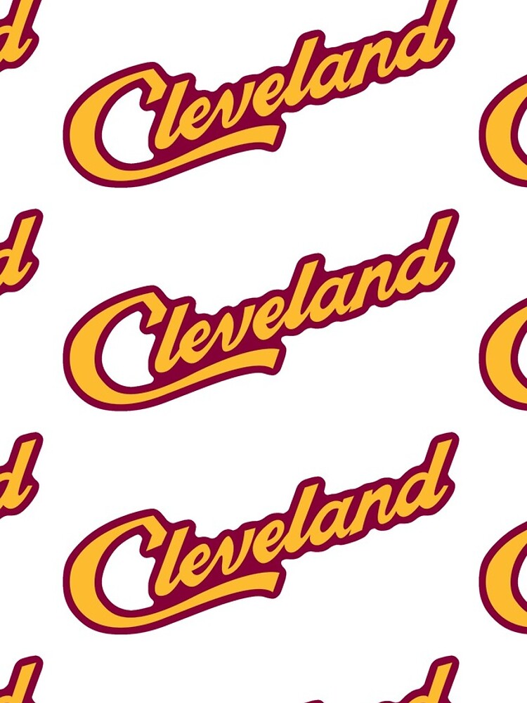 Cleveland Script Sticker (Cleveland Browns) Art Board Print for Sale by  KumquatColony