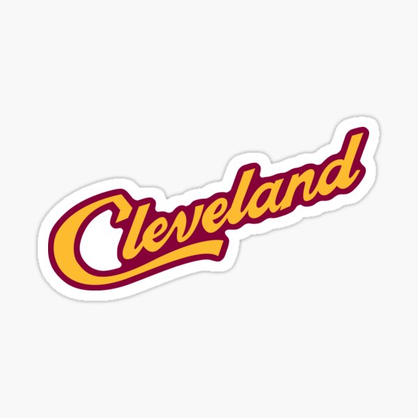 Cleveland Sport Logo Car Bumper Sticker Decal 4 X 5 hotprint Cavaliers Basketball 