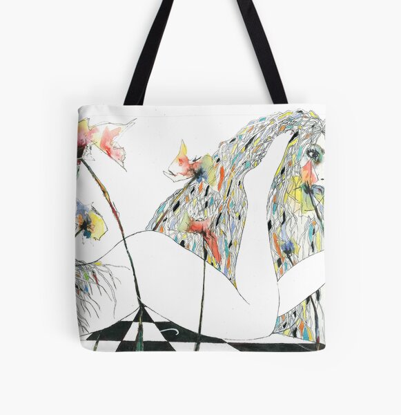 sisters All Over Print Tote Bag