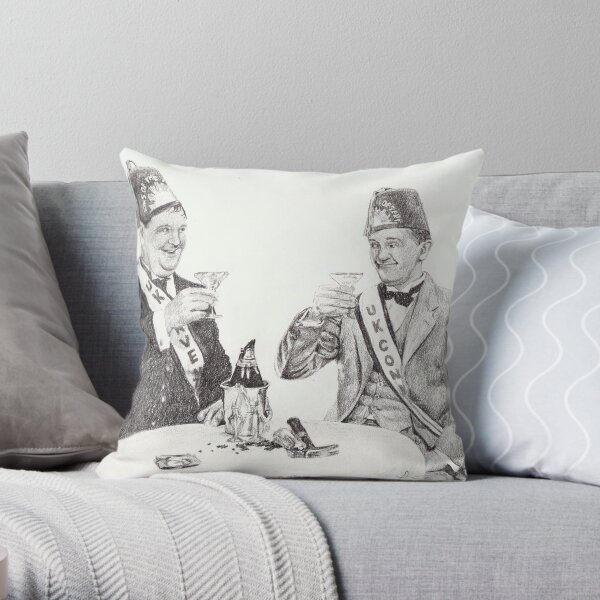'A toast to good times' Throw Pillow