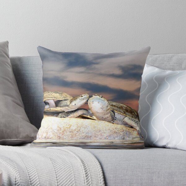 Turtle Love Throw Pillow