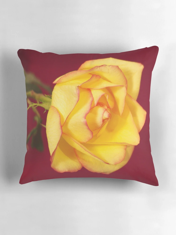 Thumbnail 3 of 4, Pillow, Yellow designed and sold by Ree Reid.