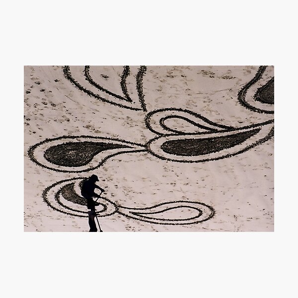 Item preview, man on sand designed and sold by bodhiimages.