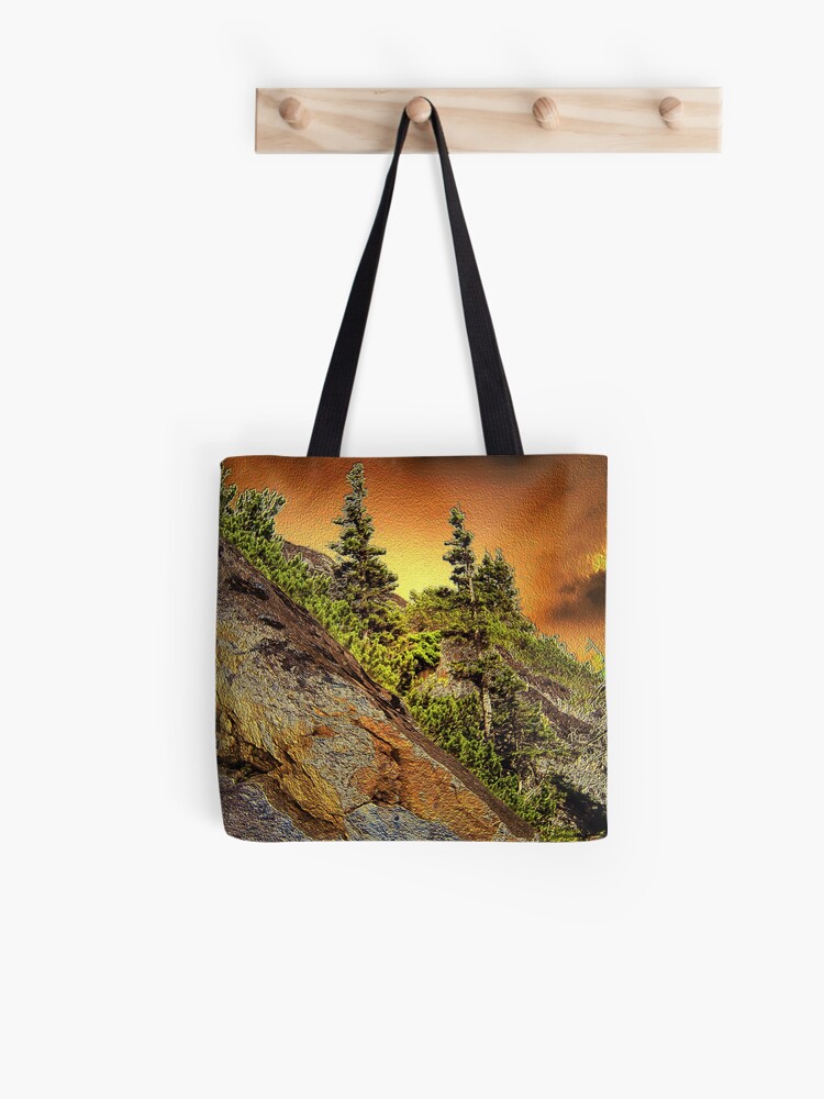 Thumbnail 1 of 2, Tote Bag, FANTASY IN THE MOUNTAINS designed and sold by TatianaMichaela.