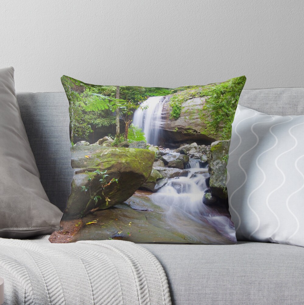 Serenity Falls Throw Pillow