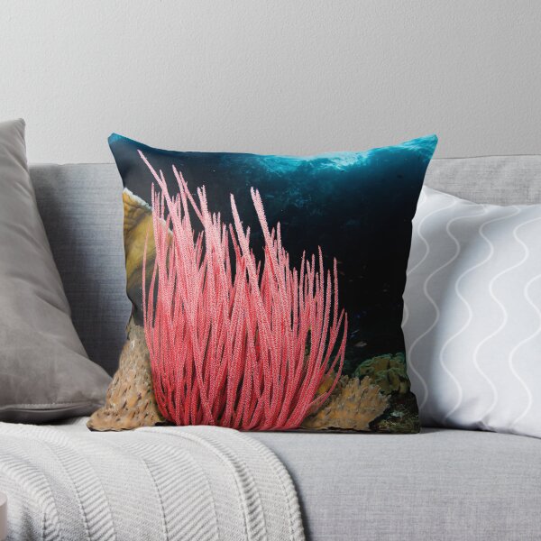 Pink Whip Throw Pillow