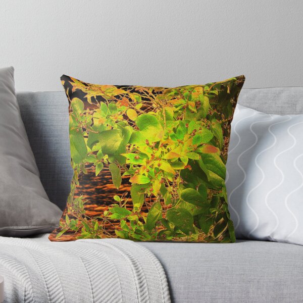 GLOW in the Bush Throw Pillow