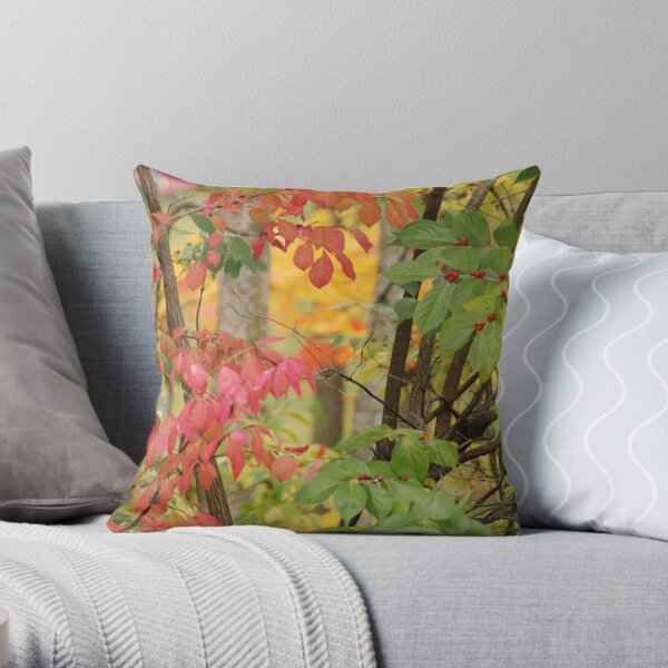 Autumn Leaves Throw Pillow