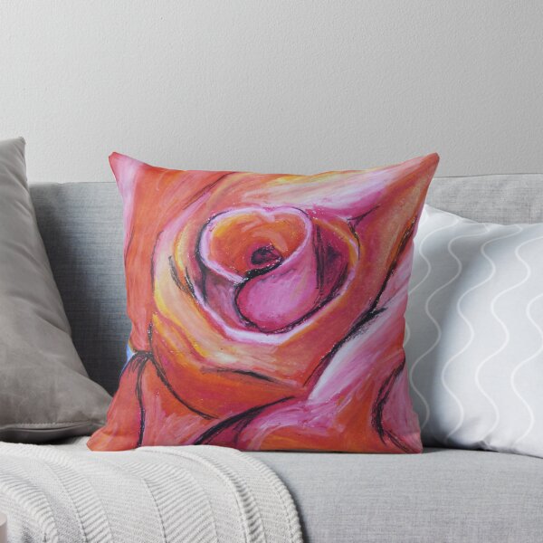 Artikelvorschau, Red Rose - Oil Pastel entworfen und verkauft von Debbie Widmer.