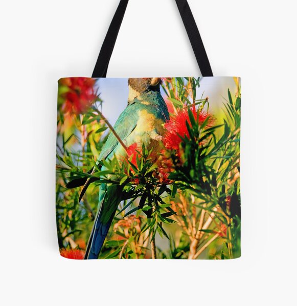 Port Lincoln Parrot All Over Print Tote Bag