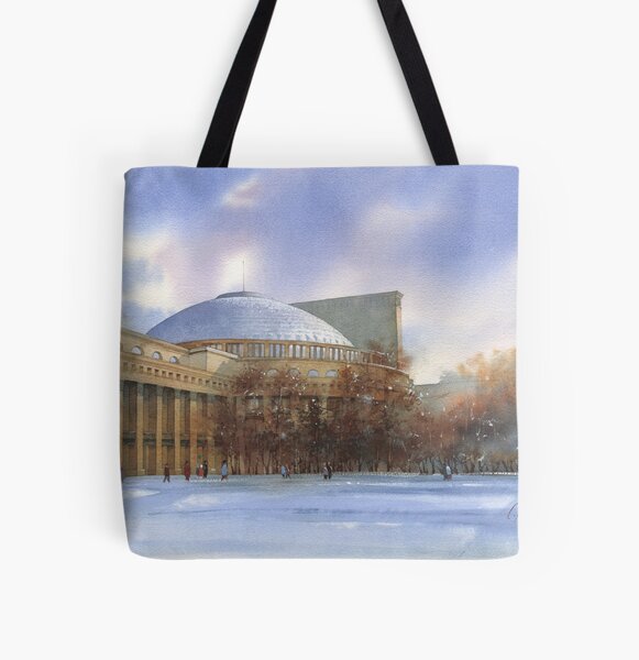 Novosibirsk. Opera-house All Over Print Tote Bag