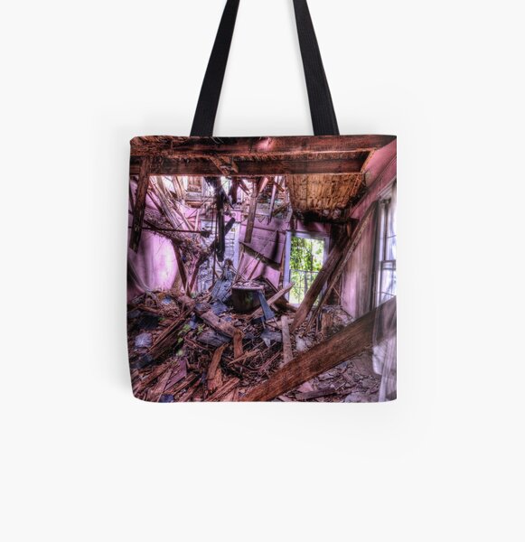 Collapsed All Over Print Tote Bag