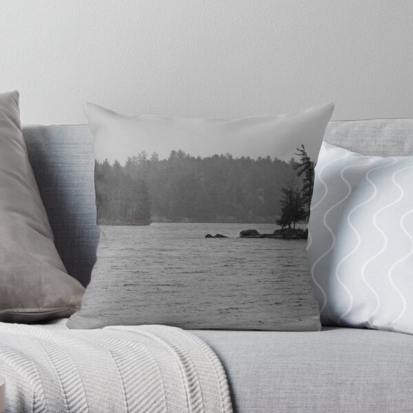 Algonquin Rain Throw Pillow