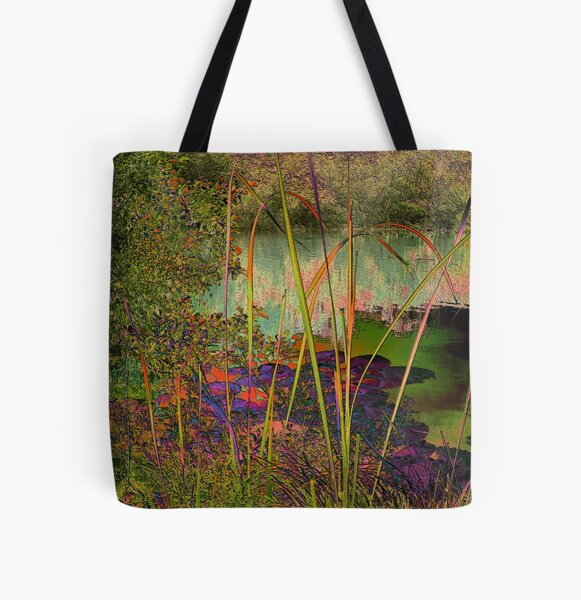 VIOLET LAKE All Over Print Tote Bag