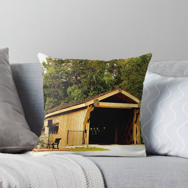 Item preview, Hurricane Shoals Covered Bridge designed and sold by Janie Oliver.