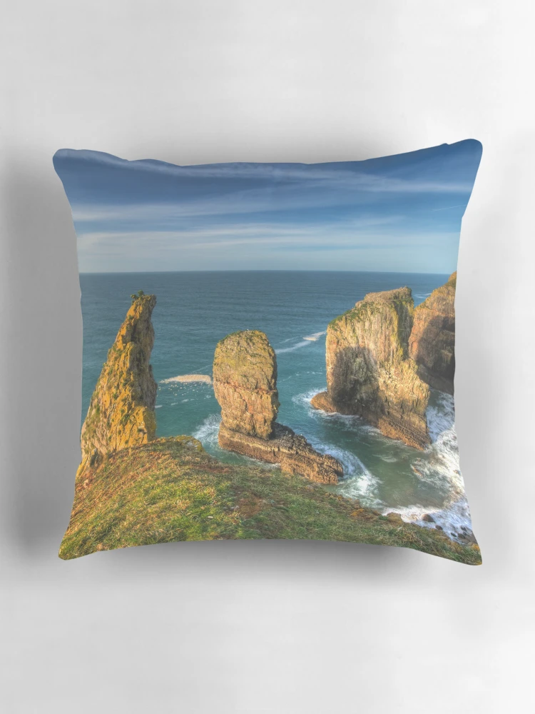 Thumbnail 3 of 4, Pillow, Stack Rocks designed and sold by Mark Robson.