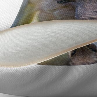 Alternate view of In your face Throw Pillow
