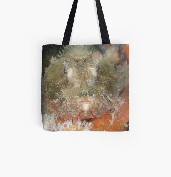 Red Rock Cod All Over Print Tote Bag