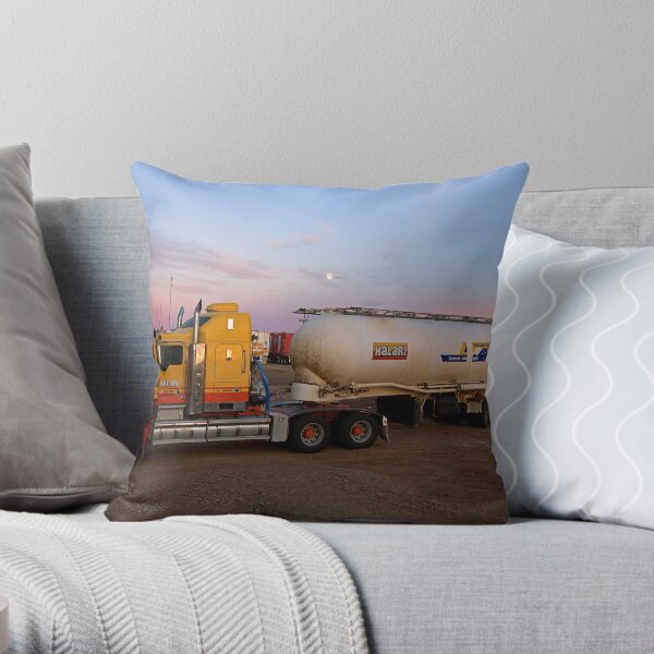 Big Rig at Lyndhurst Throw Pillow