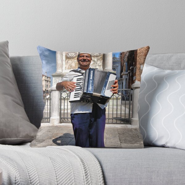 O Sole Mio Throw Pillow