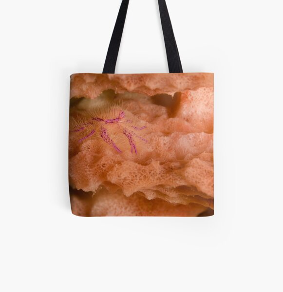 Fuzzy All Over Print Tote Bag