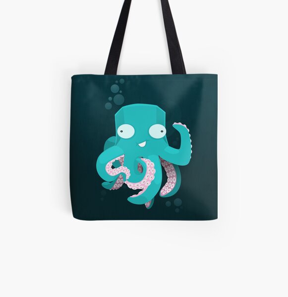 Kraken All Over Print Tote Bag