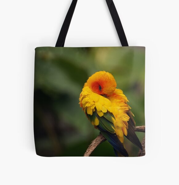 Sun Conure All Over Print Tote Bag