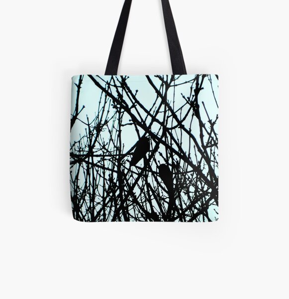 Blackbirds All Over Print Tote Bag