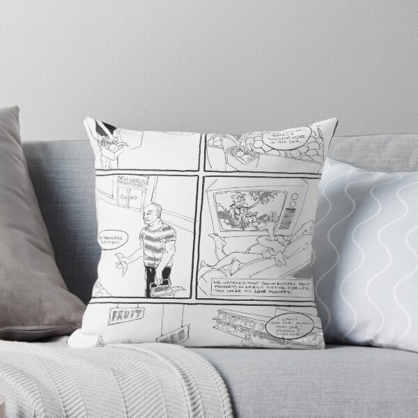 Love Monkey 2 Throw Pillow