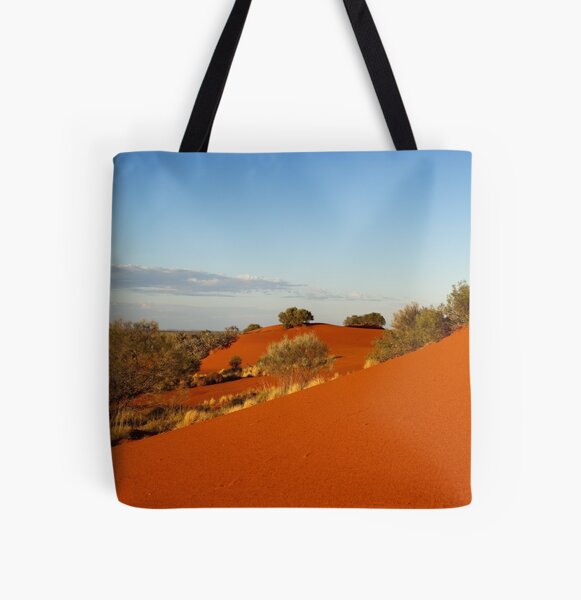 Red dune landscape of central Australia All Over Print Tote Bag