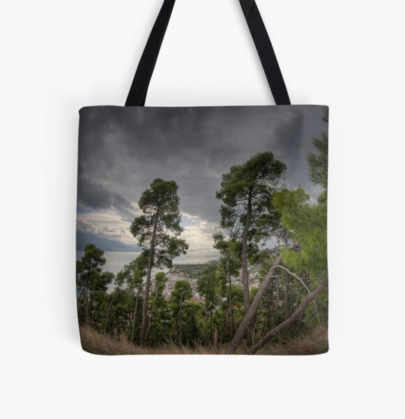 Greek Landscape 006 All Over Print Tote Bag