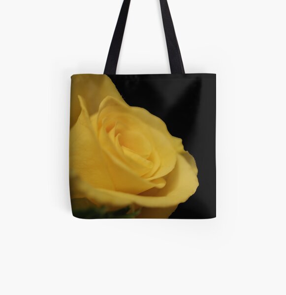 Flower: Yellow Rose II All Over Print Tote Bag