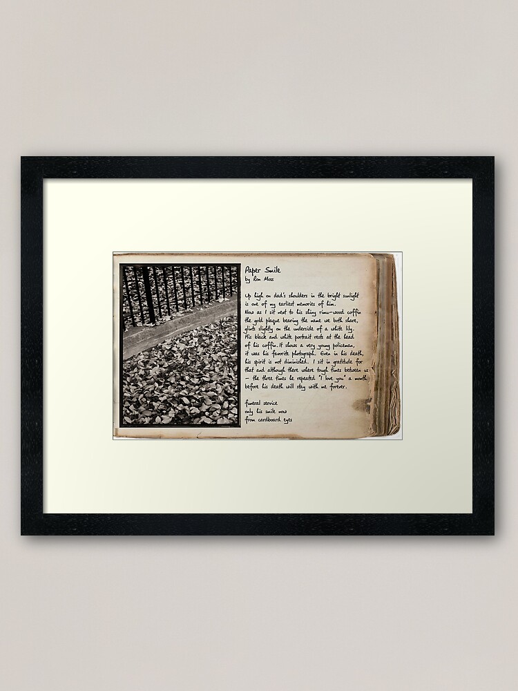 Alternate view of Paper Smile Framed Art Print