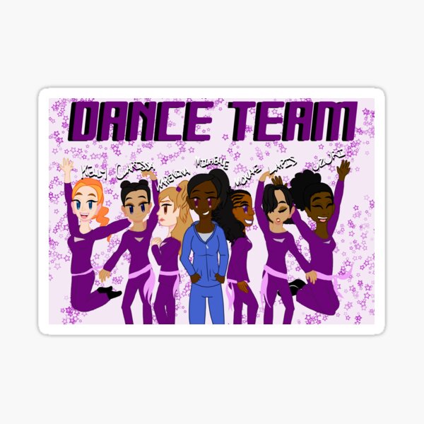Dance Team - Grunge Sticker